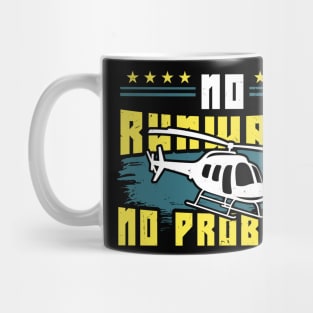 Funny Helicopter Heli Pilot Gift Mug